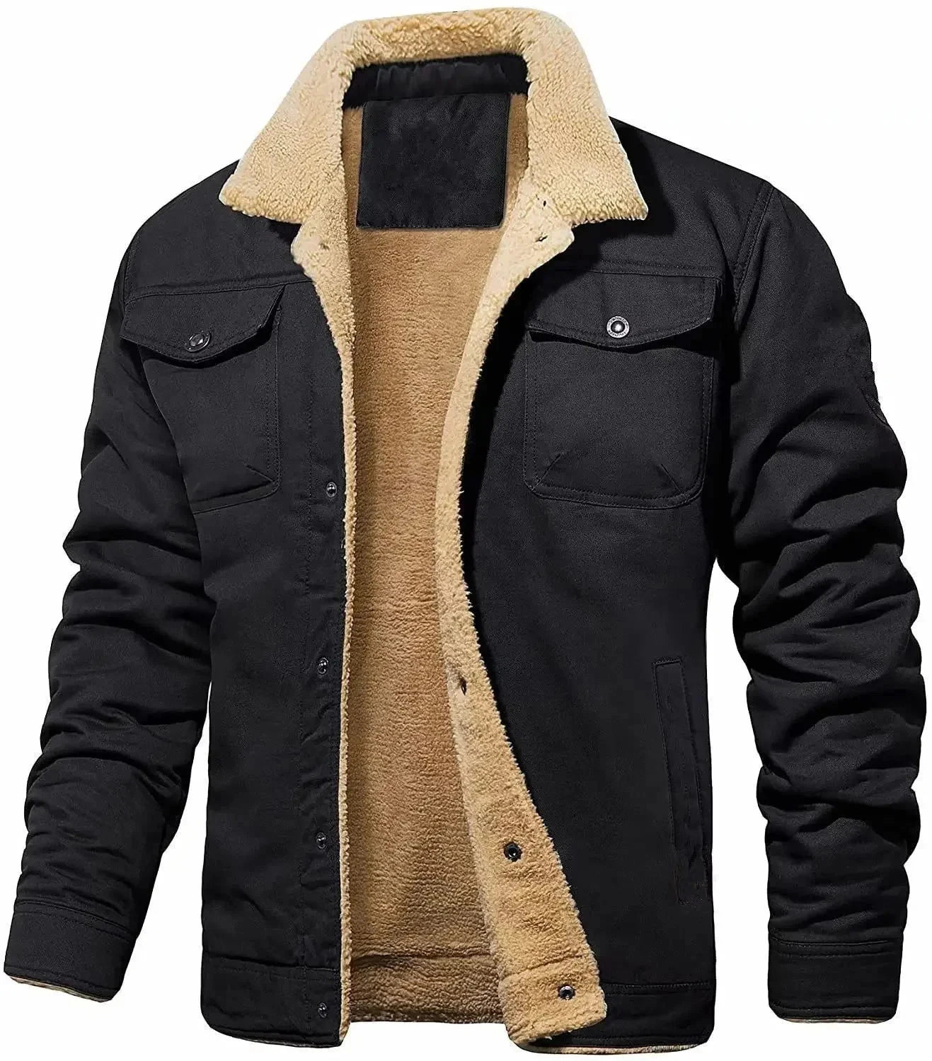 Veste d'automne/hiver  en coton velours à la mode du S au 5XL MAEJORKEN