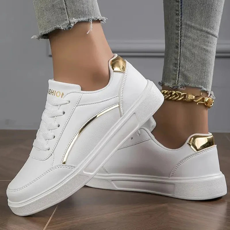 Vente chaude femmes chaussures dames chaussures décontractées Bling Skateboard baskets pour femmes Tennis chaussures de marche MAEJORKEN