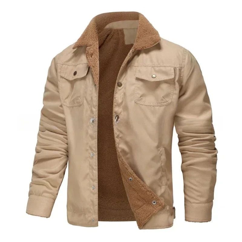 Veste d'automne/hiver  en coton velours à la mode du S au 5XL MAEJORKEN