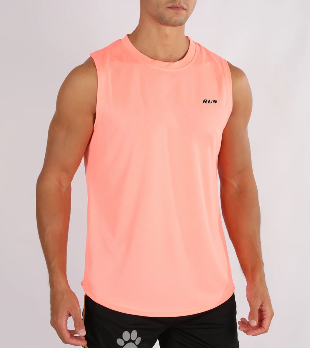 Gilets de Fitness d'été pour hommes, vêtements d'entraînement physique, Fitness de vitesse, chemises amples sans manches, gilets de basket-ball à la mode pour hommes MAEJORKEN