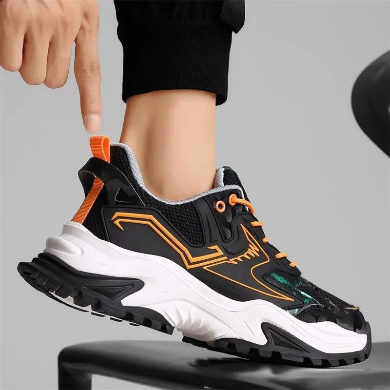 Baskets décontractées résistantes à l'usure pour hommes, chaussures canisées pour hommes, chaussures de course en plein air respirantes, nouvelles chaussures confortables, haute qualité MAEJORKEN