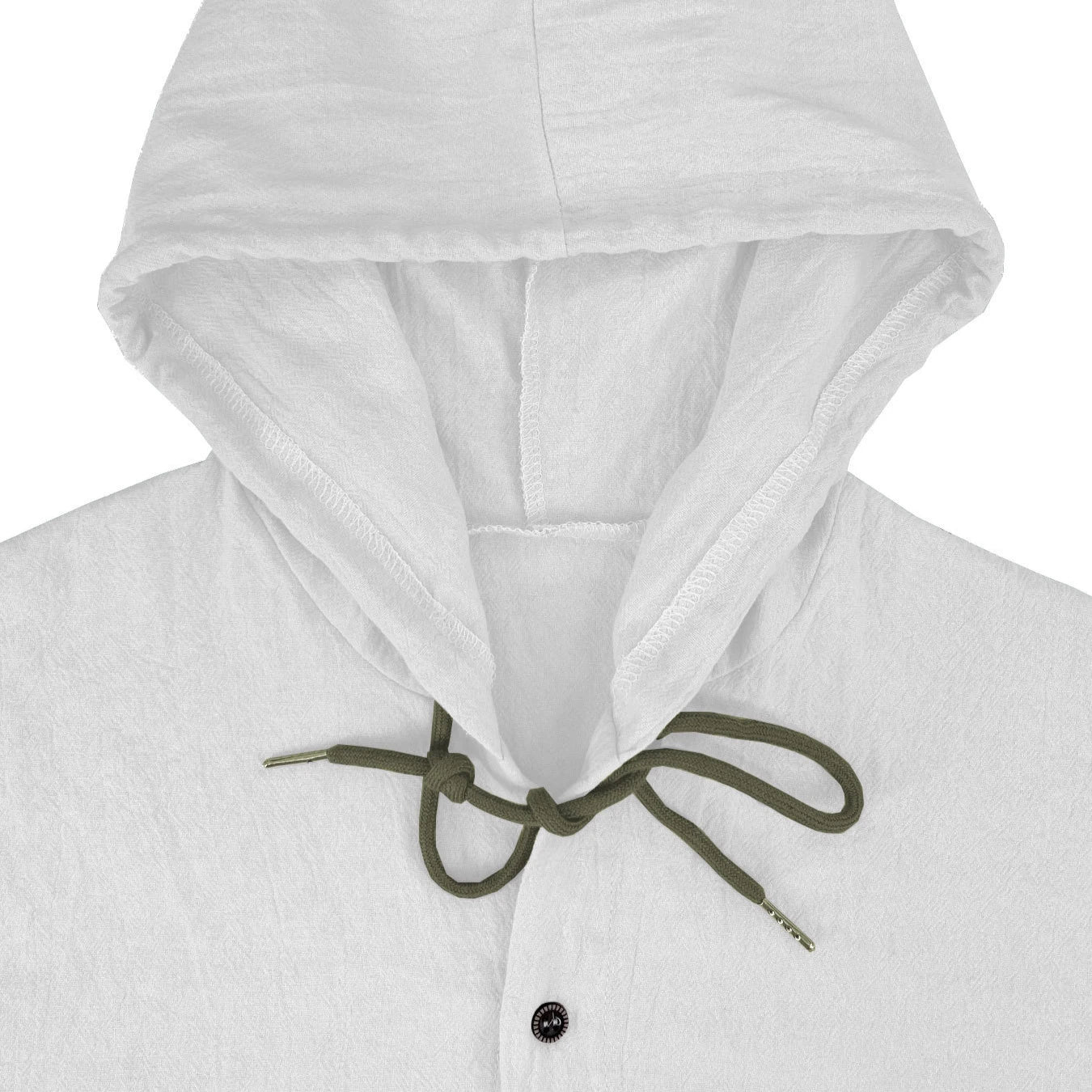 Chemise d'été en lin pour hommes à capuche manches longues du S au 3XL