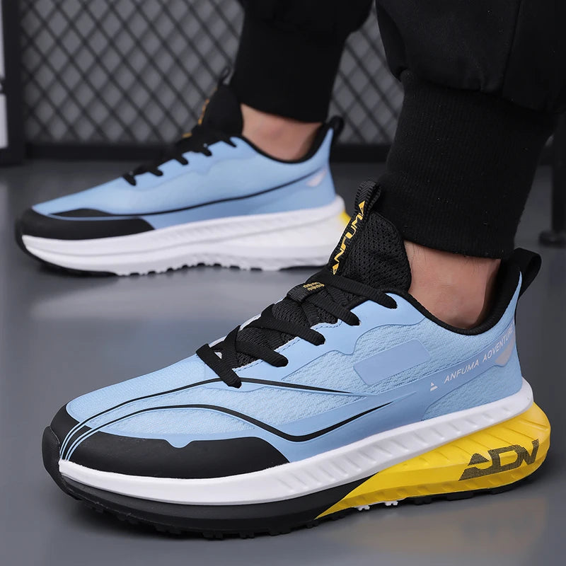 Chaussures de marche hommes en plein air antidérapant bonne qualité à la mode plat résistant à l'usure respirant baskets Sport décontracté chaussures de course homme MAEJORKEN