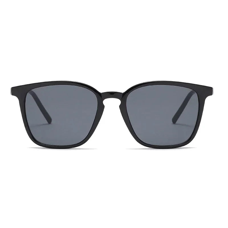 Lunettes De soleil carrées femme rétro marque Designer nuances noir