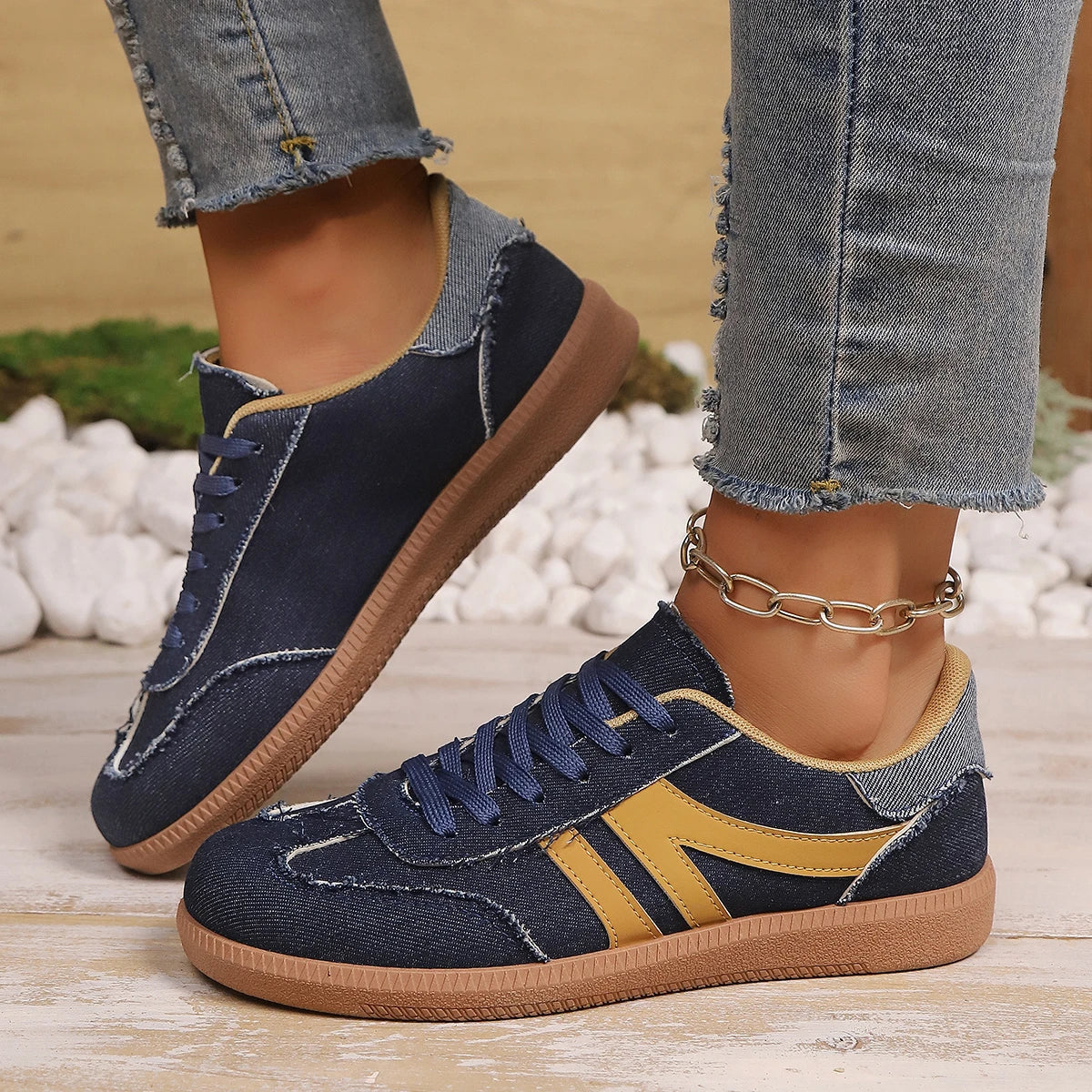 Femmes chaussures De créateur confortable Ballet baskets automne appartements anti-dérapant semelle souple décontracté quotidien marche baskets Zapatos De Mujer MAEJORKEN