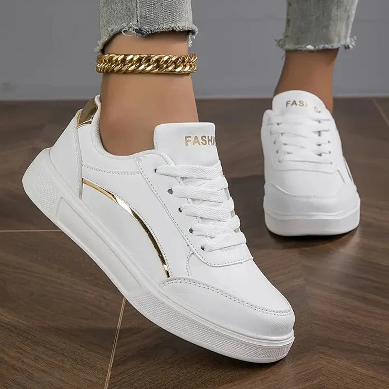 Vente chaude femmes chaussures dames chaussures décontractées Bling Skateboard baskets pour femmes Tennis chaussures de marche MAEJORKEN