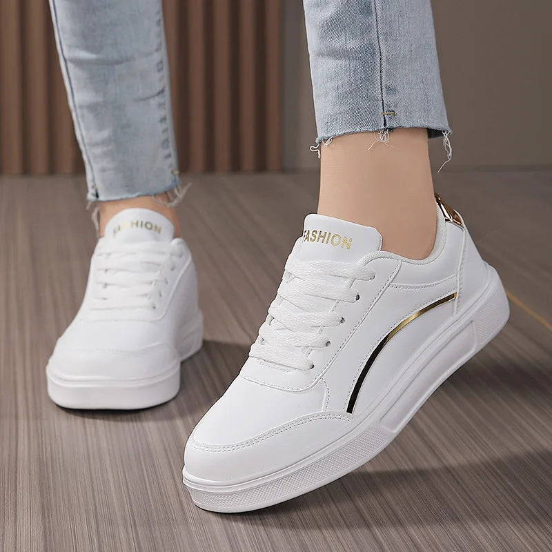 Vente chaude femmes chaussures dames chaussures décontractées Bling Skateboard baskets pour femmes Tennis chaussures de marche MAEJORKEN