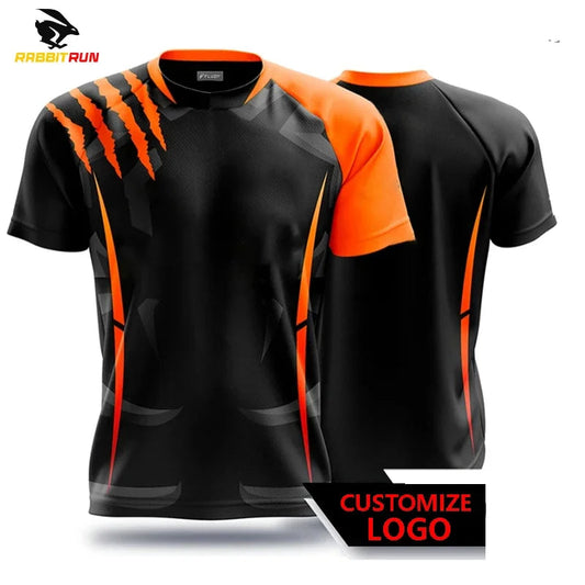 Nouveaux T-shirts pour hommes T-shirts à séchage rapide chemise uniformes vêtements de compétition de jeu T-shirts imprimés garçons Sport respirant MAEJORKEN