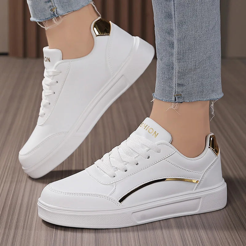 Vente chaude femmes chaussures dames chaussures décontractées Bling Skateboard baskets pour femmes Tennis chaussures de marche MAEJORKEN
