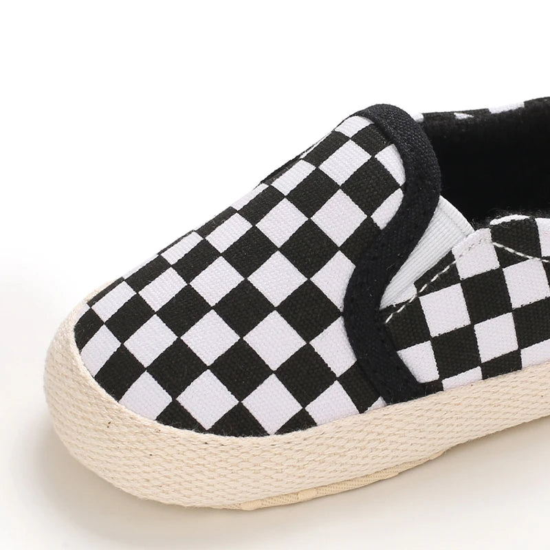 Chaussures pour nouveau-né garçon de 0 à 18 mois, chaussures de sport classiques en toile décontractées à semelle souple, chaussures de marche confortables MAEJORKEN