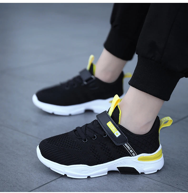 Chaussures de Course en Maille Respirante pour Enfant Garçon et Fille, Baskets Confortables et Décontractées à la Mode MAEJORKEN