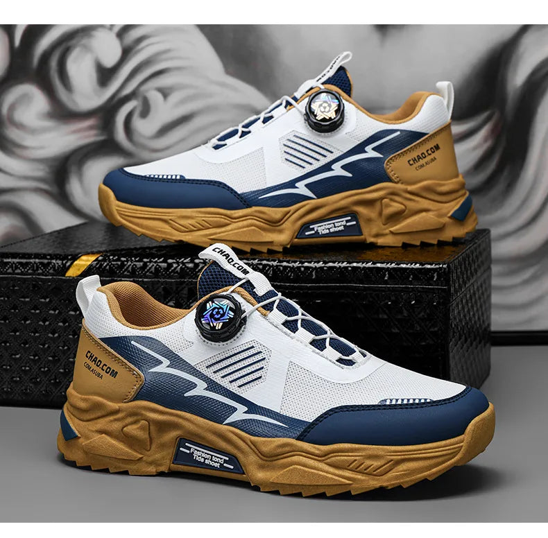 Baskets de tennis respirantes pour hommes, chaussures de course à plateforme décontractées, chaussures de sport de luxe, chaussures non aldes, confortables, quatre saisons, extérieur MAEJORKEN
