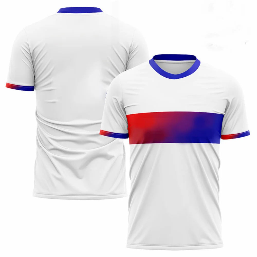 Mode dégradé Harajuku hommes t-shirt Badminton Tennis formation 3d été séchage rapide t-shirts de sport col rond à manches courtes hauts MAEJORKEN