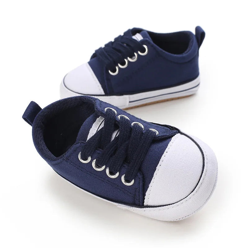 MRovior-Baskets en Toile pour Bébé Garçon et Fille de 0 à 18 Mois, Chaussures Confortables, Souples, Unisexes MAEJORKEN