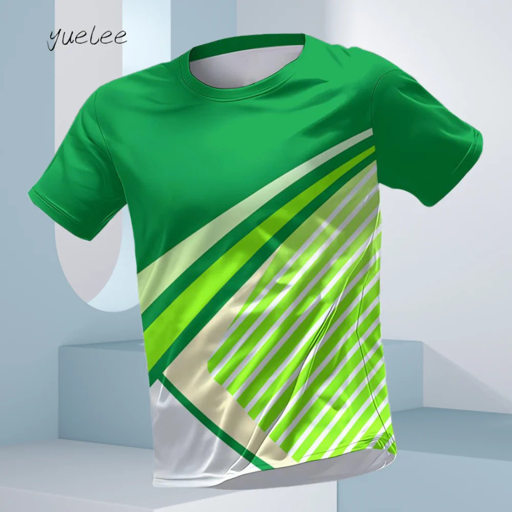 T-Shirt d'été à manches courtes pour hommes, respirant, course à pied, Fitness, sport, décontracté, col rond, surdimensionné, hauts quotidiens pour hommes MAEJORKEN