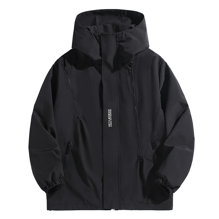 10XL 12XL grande taille coupe-vent hommes veste imperméable couleur unie noir coupe-vent manteaux mâle grande taille vêtements d'extérieur MAEJORKEN