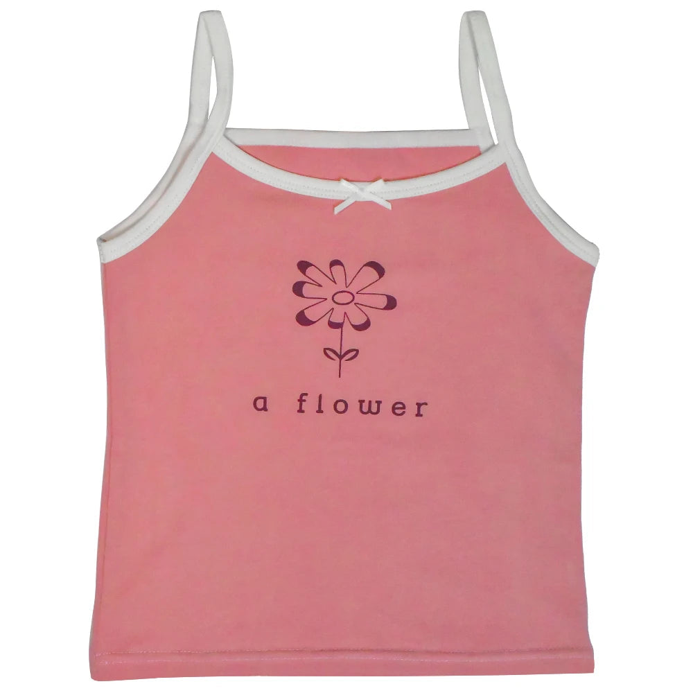 Débardeur d'été pour enfants filles, t-shirt sans manches, gilet à fleurs de dessin animé, Camisoles, maillot de corps en coton, t-shirts pour jeunes adolescents, 2024 MAEJORKEN