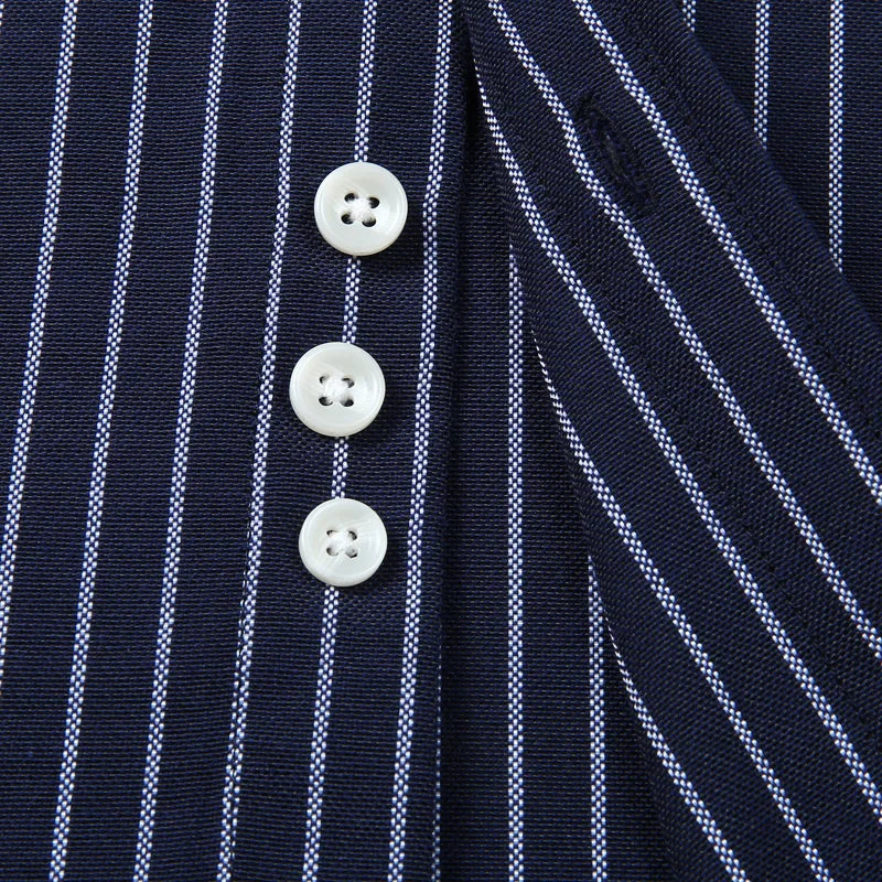 Chemise homme bleu rayé Oxford coton flanelle grande taille 5XL 6XL 7XL 8XL 10XL élégant bureau surdimensionné manches longues mince rouge blanc MAEJORKEN