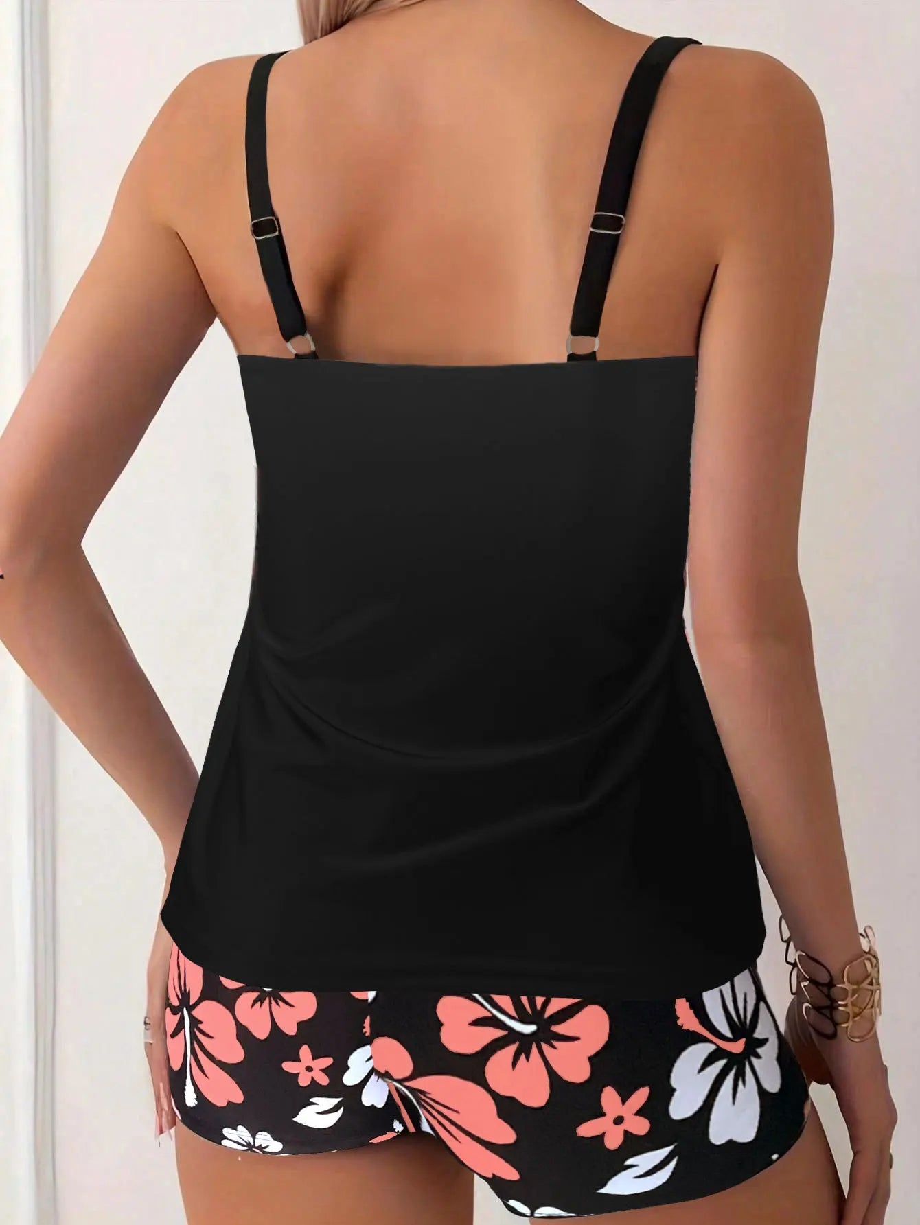 Maillot de bain en Polyester pour femmes, imprimé conservateur, séchage rapide, bas de Bikini, taille haute, motif Floral, Triangle, culotte transfrontalière, nouvelle collection 2025 MAEJORKEN