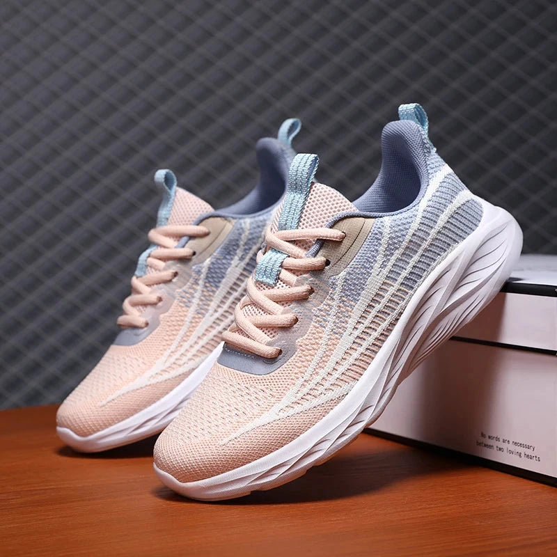 Baskets d'été respirantes pour femmes, semelle souple, plateforme confortable, baskets décontractées en maille, chaussures d'entraînement légères antidérapantes MAEJORKEN