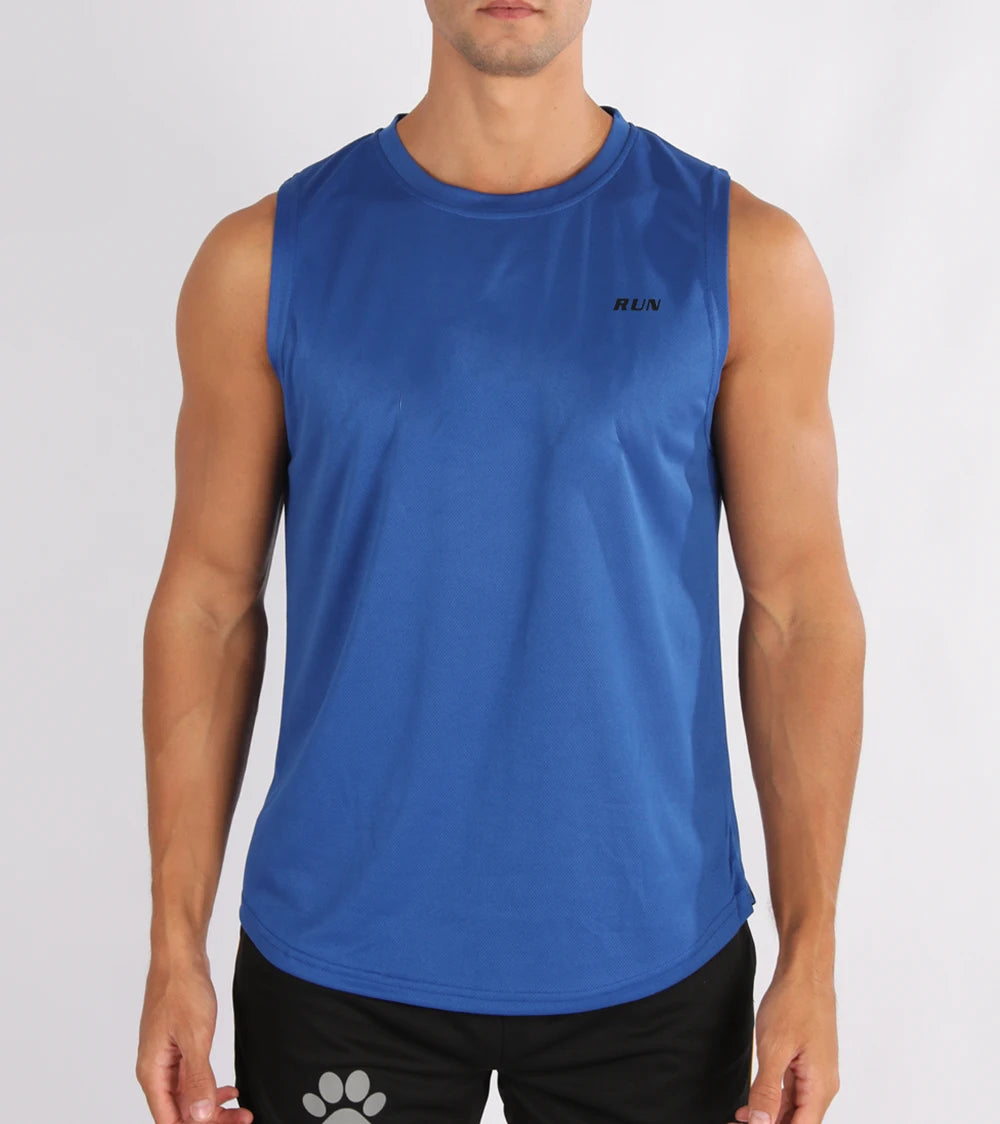 Gilets de Fitness d'été pour hommes, vêtements d'entraînement physique, Fitness de vitesse, chemises amples sans manches, gilets de basket-ball à la mode pour hommes MAEJORKEN