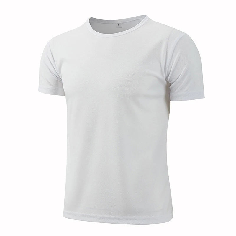 T-shirt de sport à manches courtes à séchage rapide pour hommes et femmes, maillot de gym, chemise de fitness, t-shirt de course, vêtements de sport respirants pour adolescents MAEJORKEN