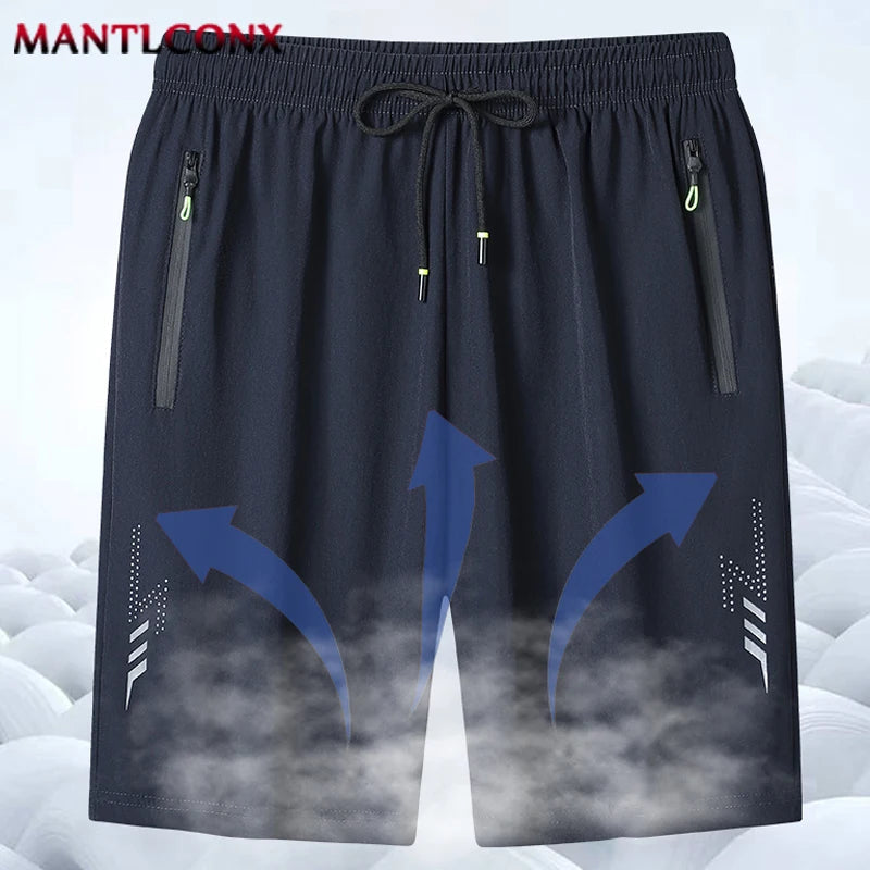 Shorts classiques d'été pour hommes, à séchage rapide nouveaux shorts décontractés d'été du M au 4XL avec poches zippées MAEJORKEN
