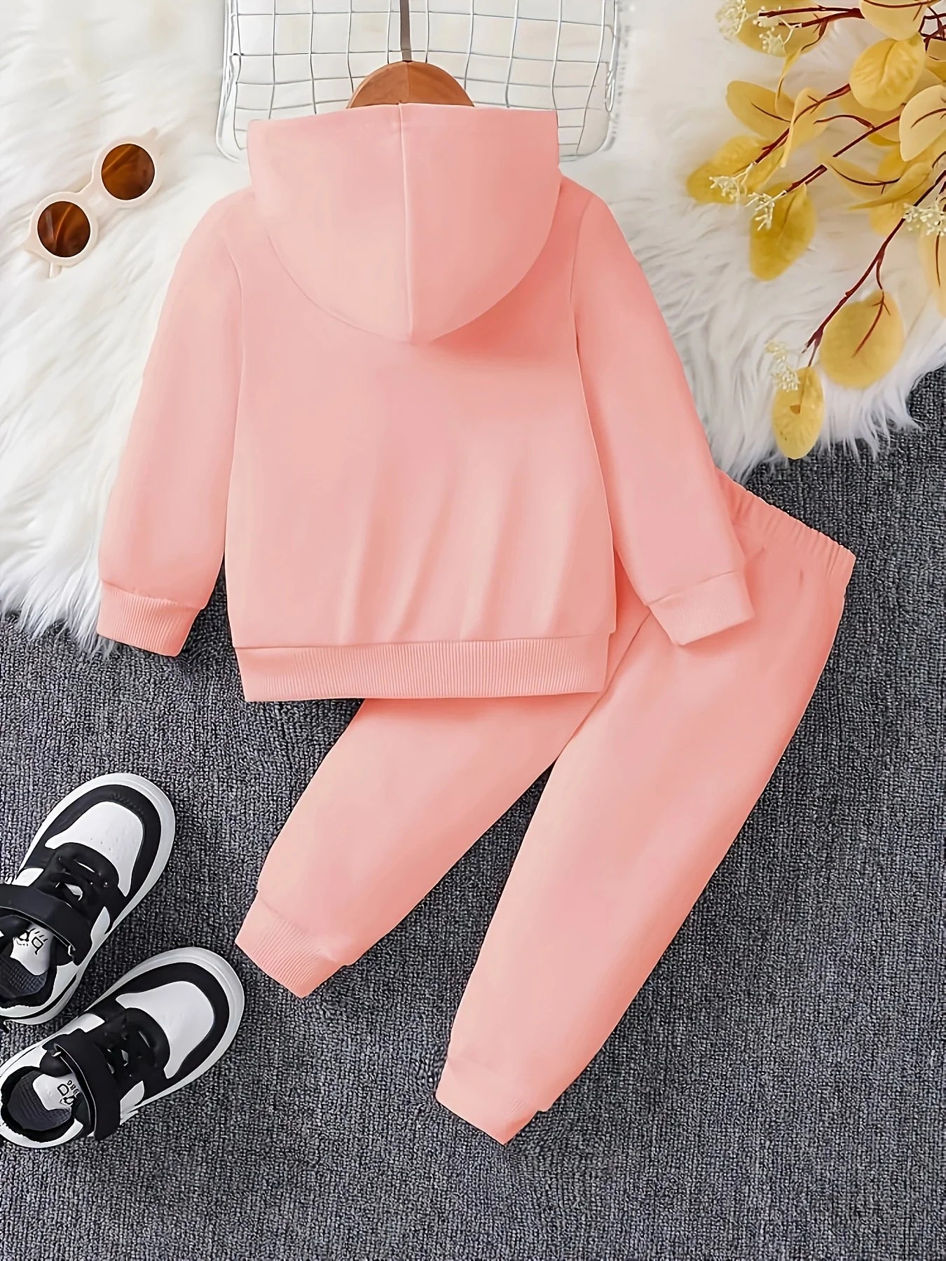 Ensemble deux pièces à capuche et pantalon de sport pour bébé fille, motif papillon, à la mode, cadeau de printemps et d'automne MAEJORKEN