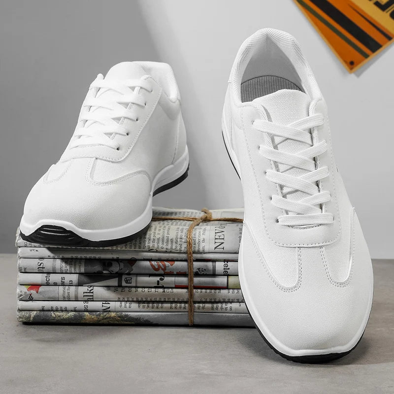 Chaussures pour hommes, chaussures tendance printemps-automne, nouveaux modèles transfrontaliers, baskets blanches, noires, rouges, semelle souple, respirantes, chaussures basses polyvalentes pour hommes, chaussures décontr MAEJORKEN