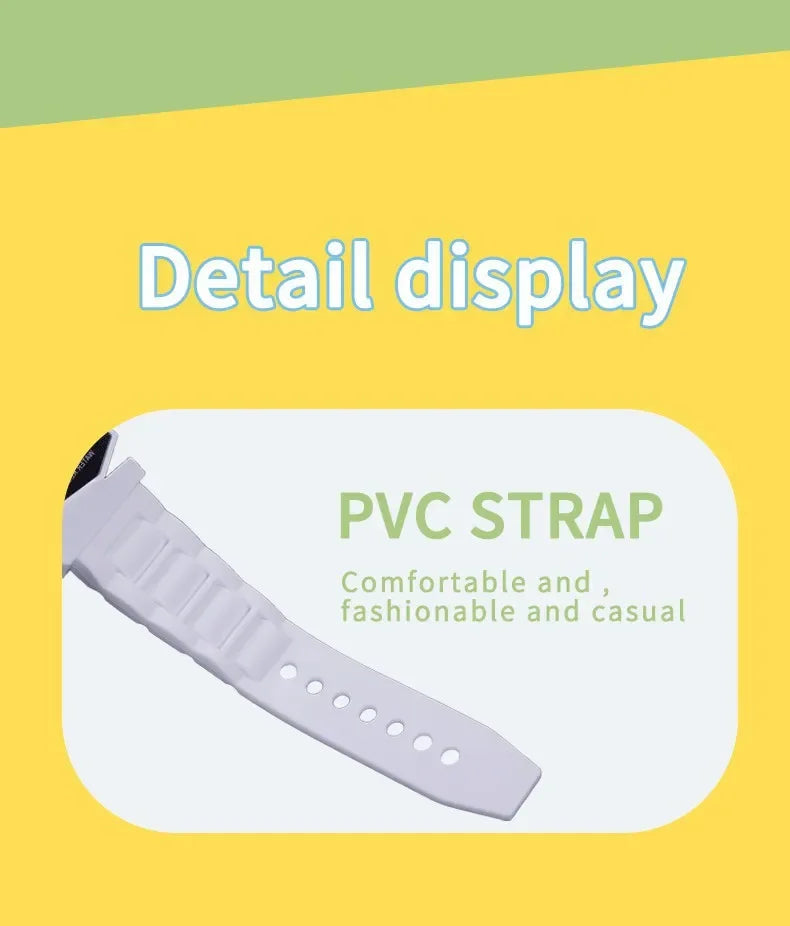 Montres numériques créatives pour enfants, lumineux, étanche, bracelet en Silicone, montre de sport pour hommes, réveil multifonction MAEJORKEN