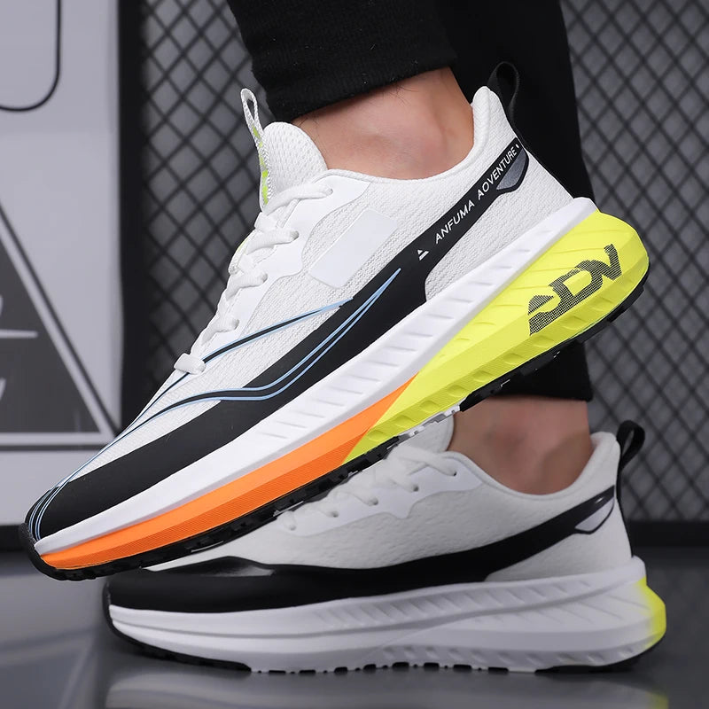 Chaussures de marche hommes en plein air antidérapant bonne qualité à la mode plat résistant à l'usure respirant baskets Sport décontracté chaussures de course homme MAEJORKEN