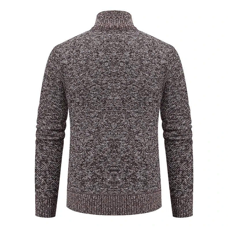 Cardigan zippé avec poche confortable et stylé du M au 4XL
