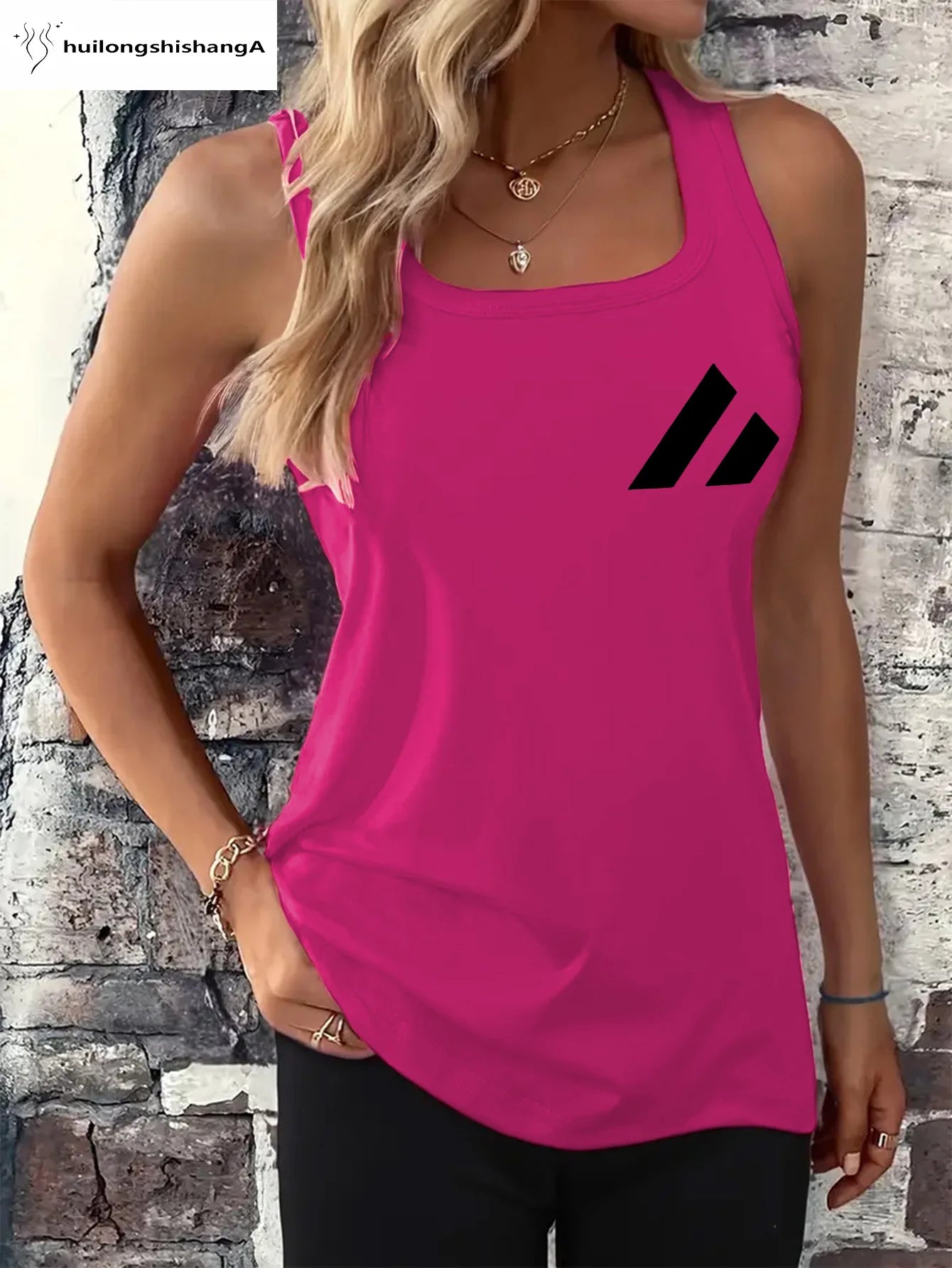 Débardeur imprimé en maille pour femme, motif attrape-rêves, ample et personnalisé, confortable, sans manches, idéal pour l'été du M au 3XL MAEJORKEN