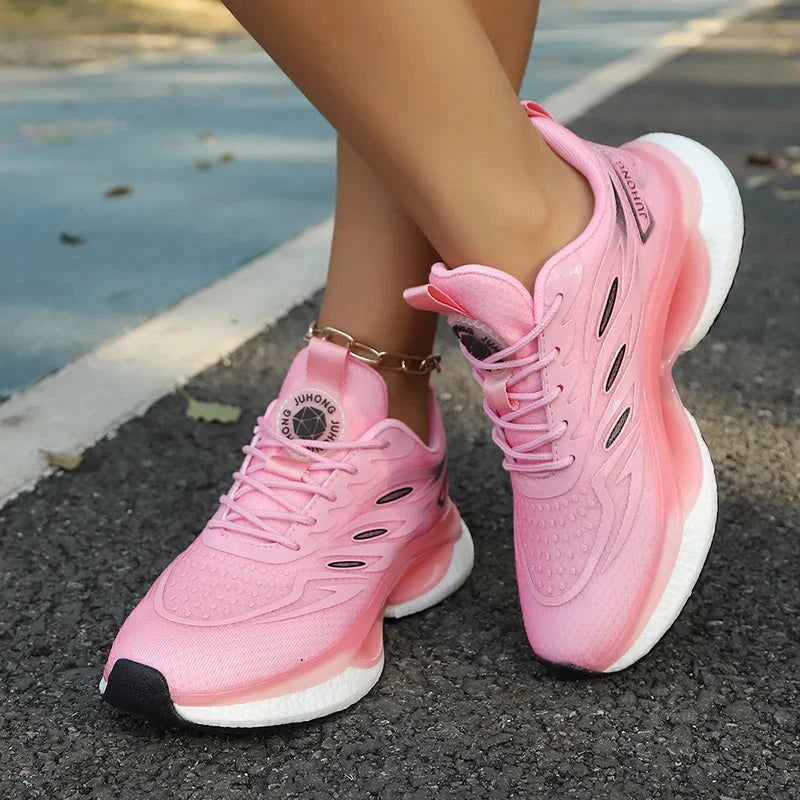 Femmes baskets chaussures de course femmes grande taille 36-45 chaussures de sport décontracté Couple formateurs choc Tennis chaussures de sport MAEJORKEN