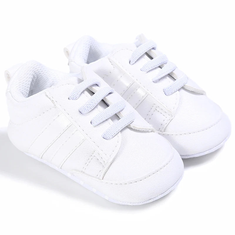 Enfant en bas âge bébé fille chaussures 0 à 3 6 9 12 18 24 mois décontracté mignon or blanc bébé garçon chaussures premiers marcheurs doux berceau chaussures Infantil MAEJORKEN