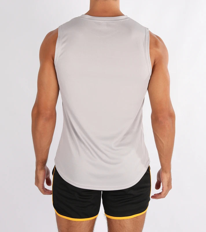 Gilets de Fitness d'été pour hommes, vêtements d'entraînement physique, Fitness de vitesse, chemises amples sans manches, gilets de basket-ball à la mode pour hommes MAEJORKEN