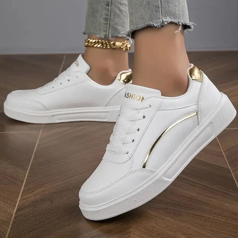 Vente chaude femmes chaussures dames chaussures décontractées Bling Skateboard baskets pour femmes Tennis chaussures de marche MAEJORKEN
