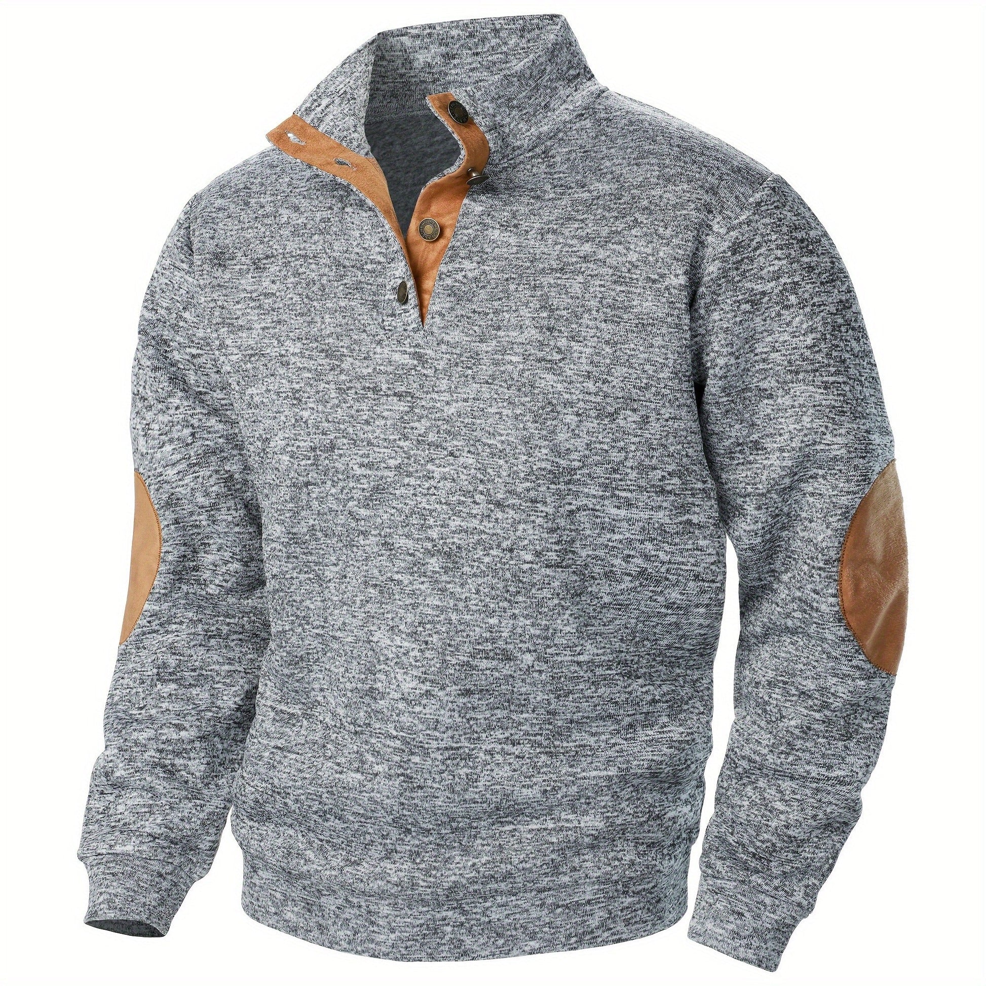 Pull en polyester à col montant hommes du S au 3XL MAEJORKEN