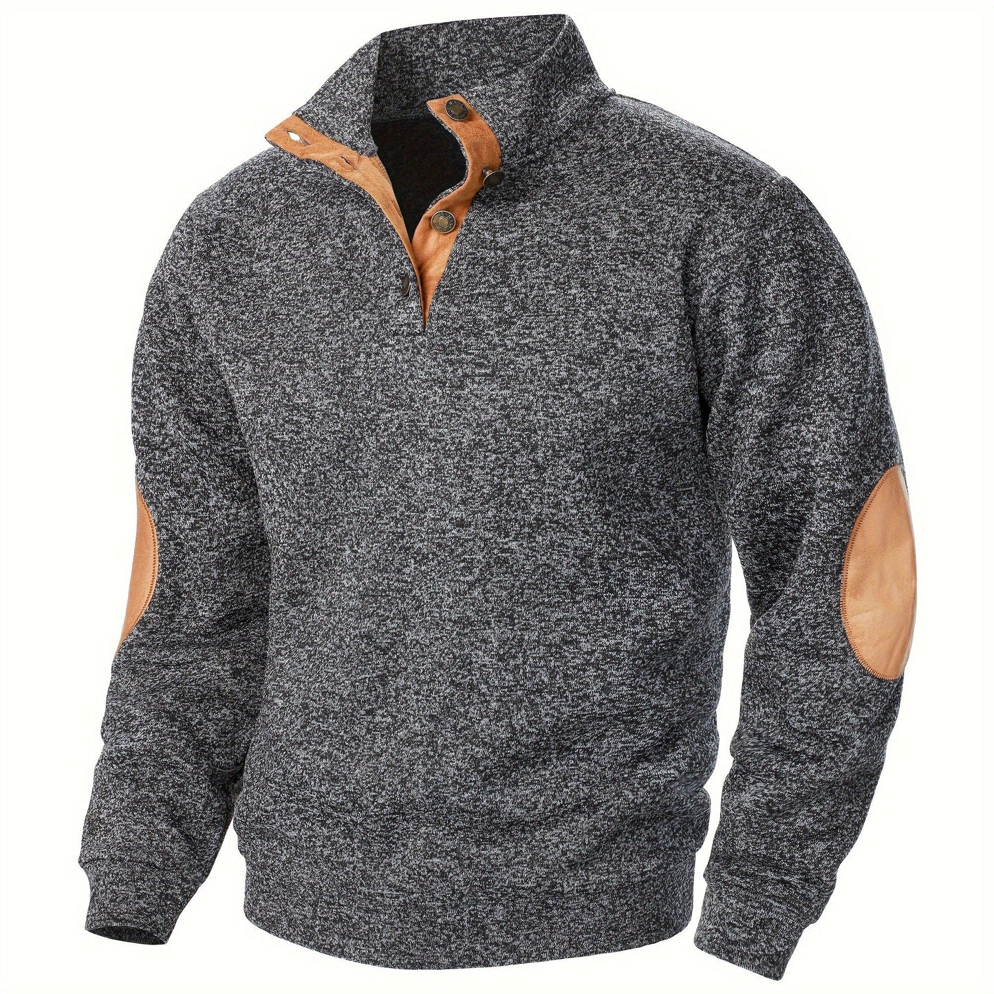 Pull en polyester à col montant hommes du S au 3XL MAEJORKEN