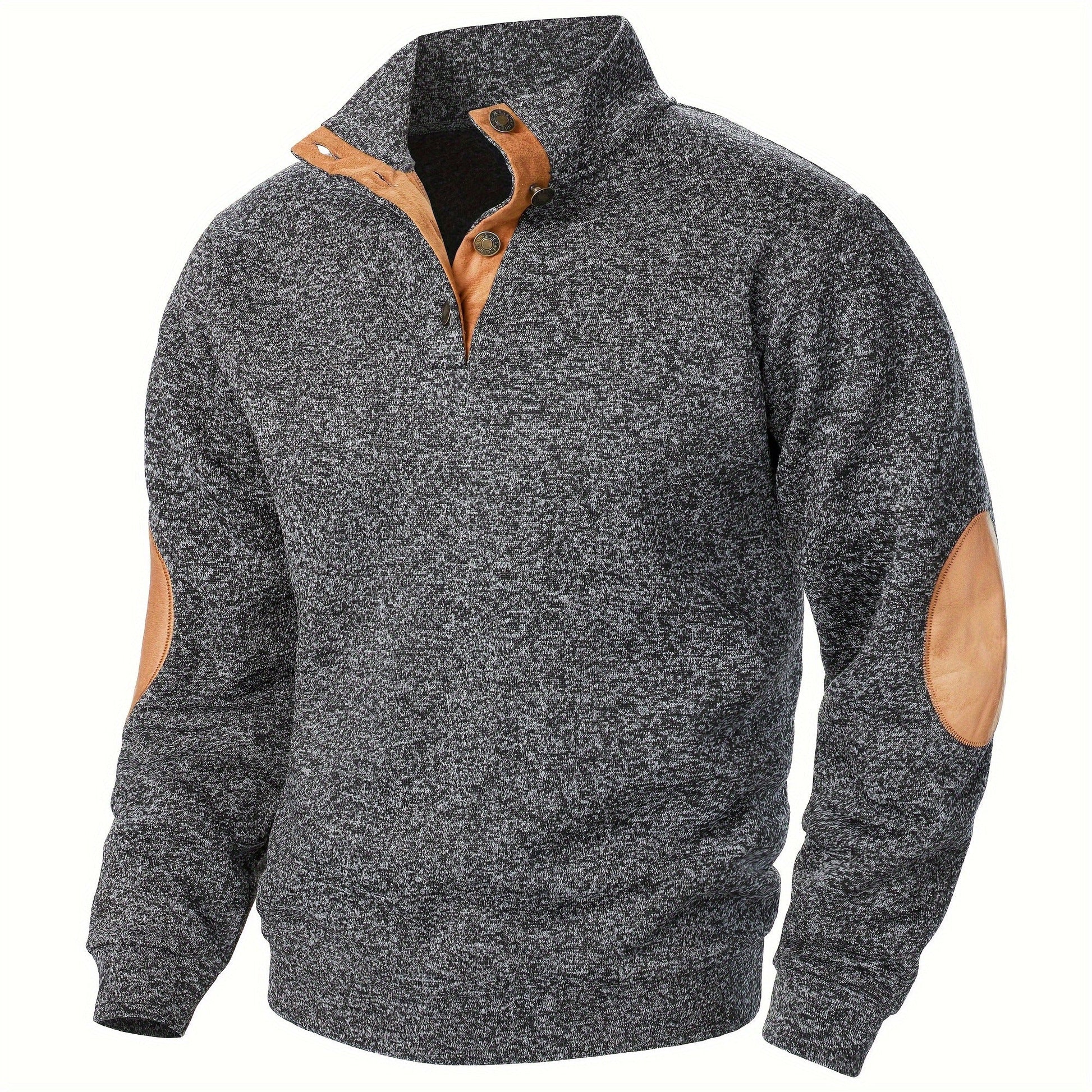 Pull en polyester à col montant hommes du S au 3XL MAEJORKEN