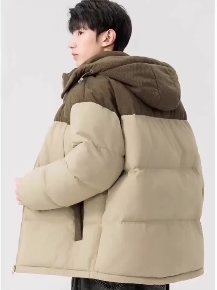 Veste en velours côtelé épais pour hommes du S au 2XL
