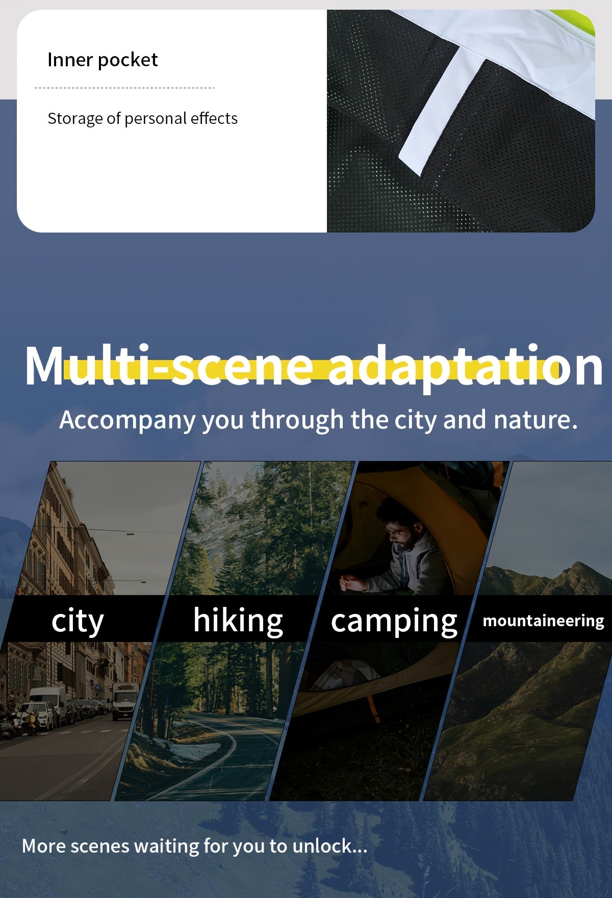 Veste coupe-vent en polyester du M au 3XL