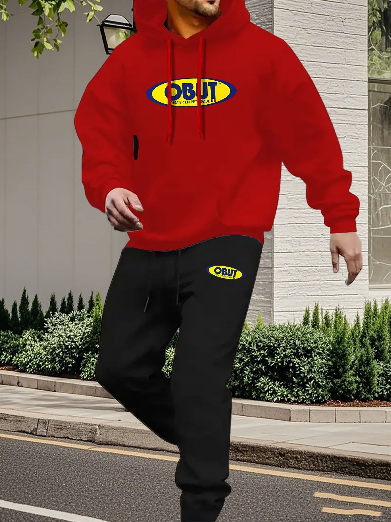 Ensemble sweat à capuche et pantalon de survêtement imprimé ( obut ) du S au 2XL MAEJORKEN