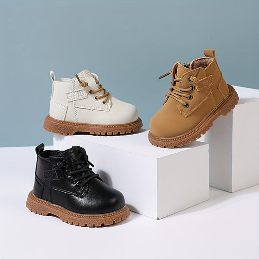 Bottes à la mode avec fermeture éclair latérale pour bébé garçons du 16 au 25 MAEJORKEN