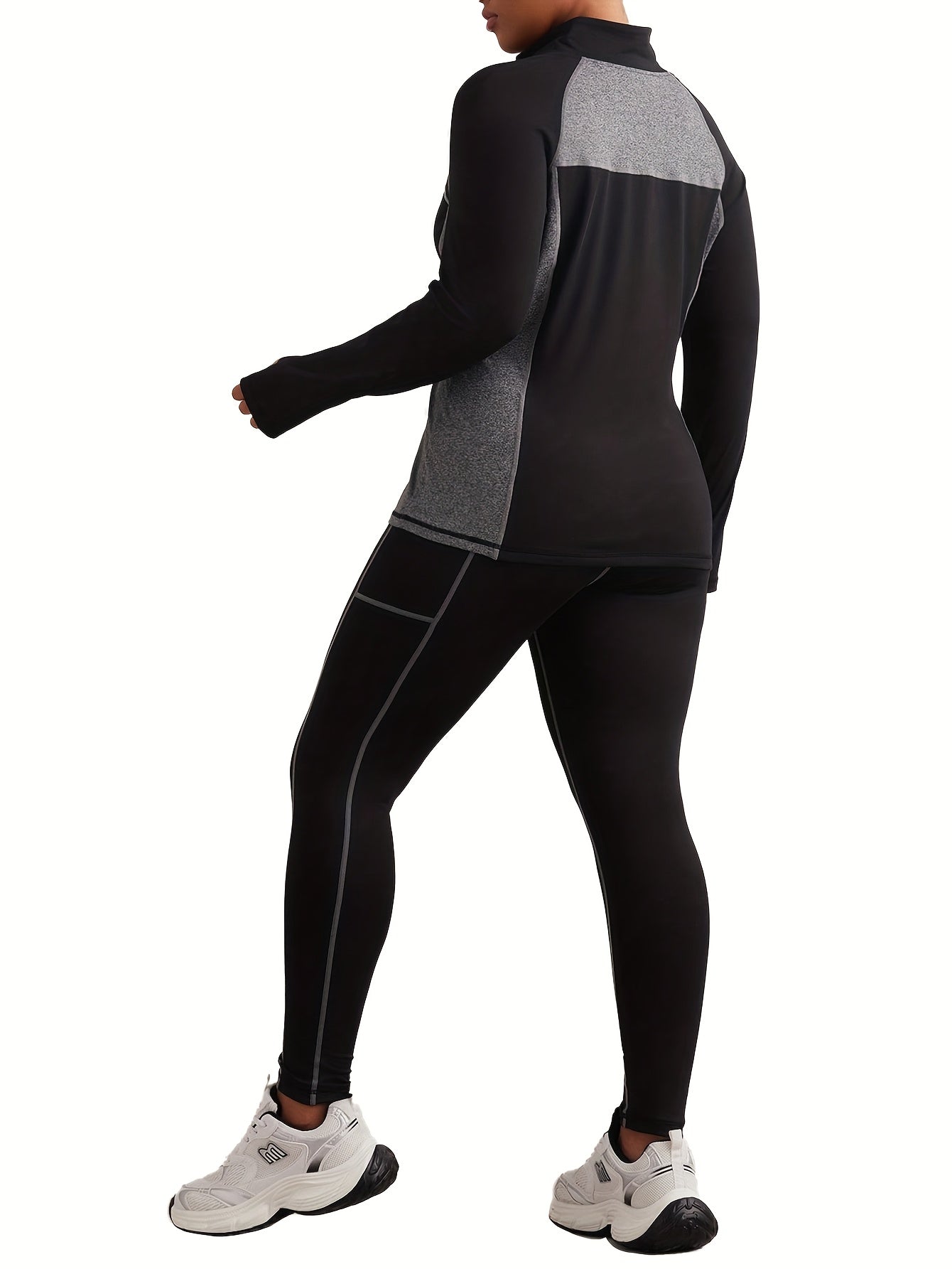 Ensemble veste zippées et leggins grande taille du XL au 4XL MAEJORKEN