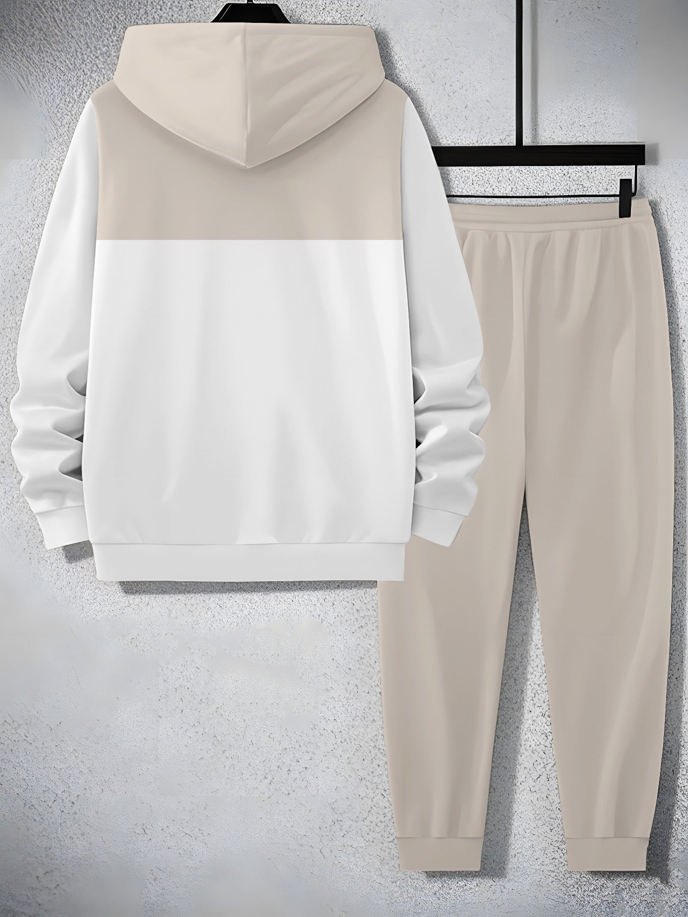 Men'S Casual Hoodie & Sweatpants Set - "Change" Print, with, Perfect for Christmas & Halloween, All-Season Comfort, Regular Fit, Crew Neck, Slight Stretch Fabric, Casual Wear Hoodie | Trendy Casual Hoodie | Comfortable Fit Ho MAEJORKEN