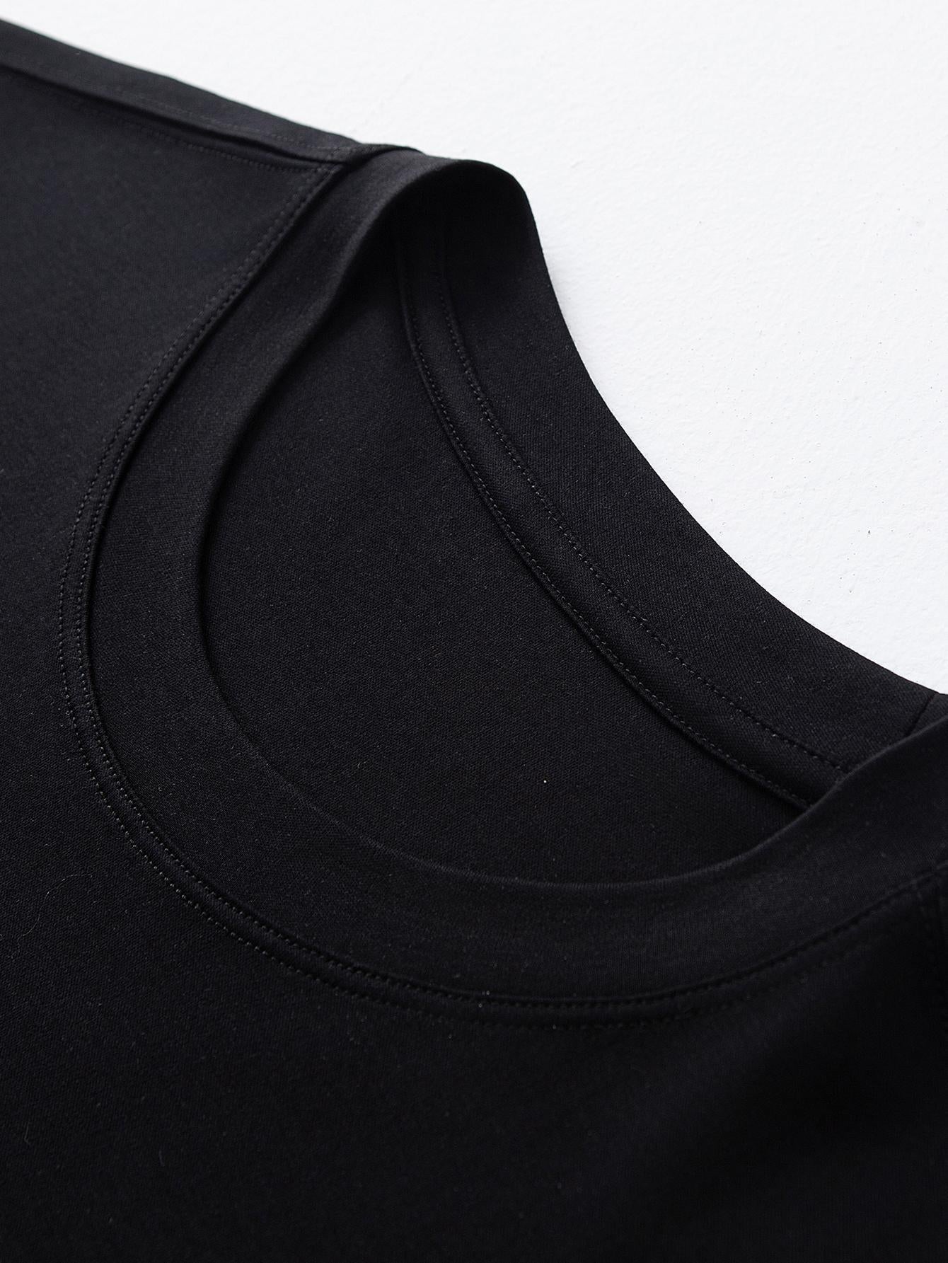 Lot de 3 t-shirts à manches longues 100% coton du XS au 3XL MAEJORKEN