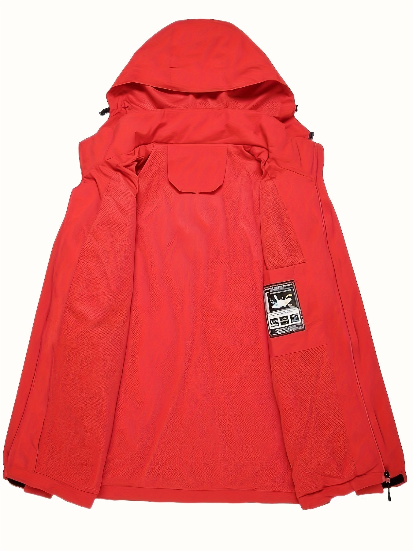 Veste coupe-vent à capuche amovible du S au 3XL
