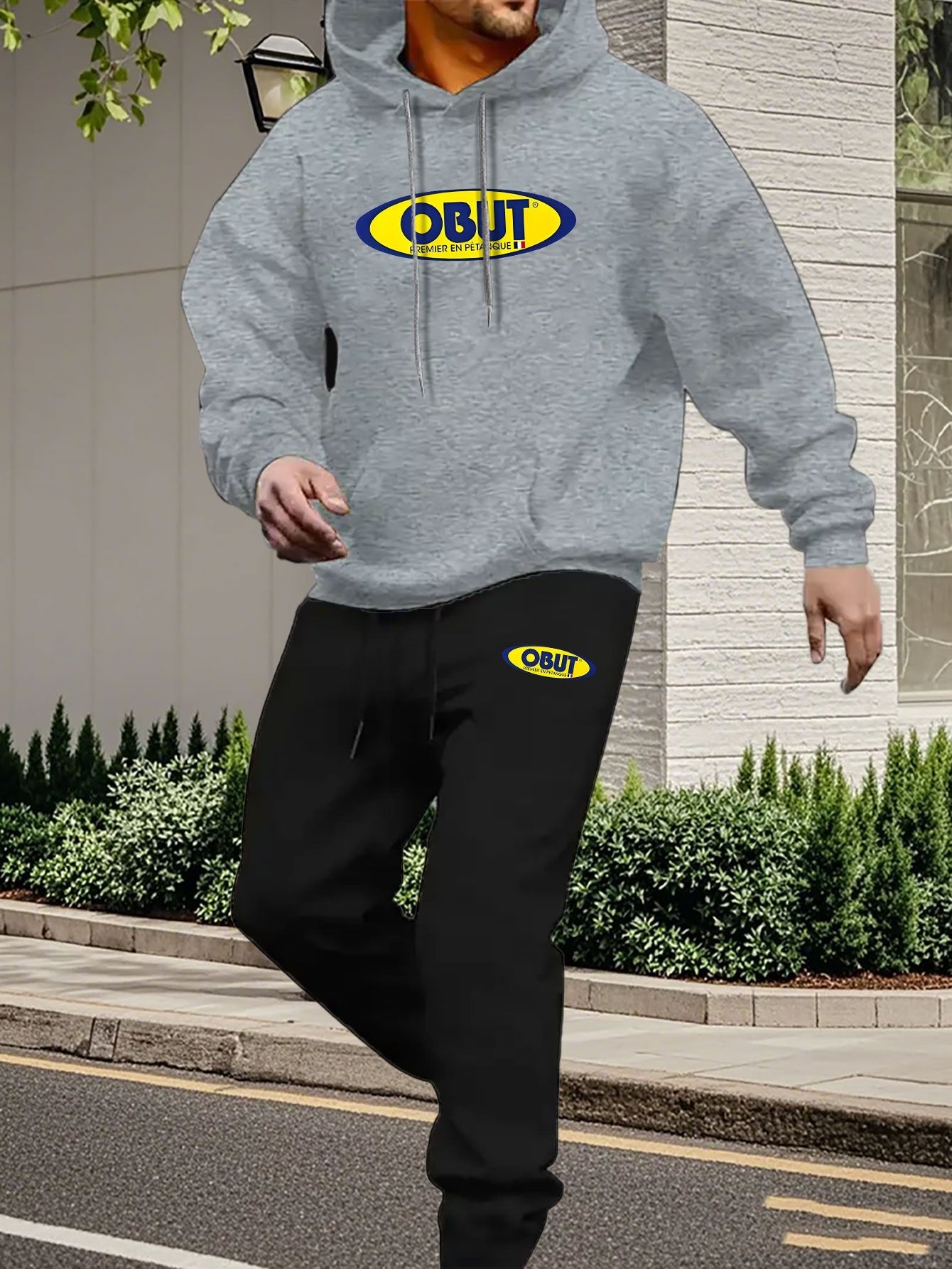 Ensemble sweat à capuche et pantalon de survêtement imprimé ( obut ) du S au 2XL MAEJORKEN
