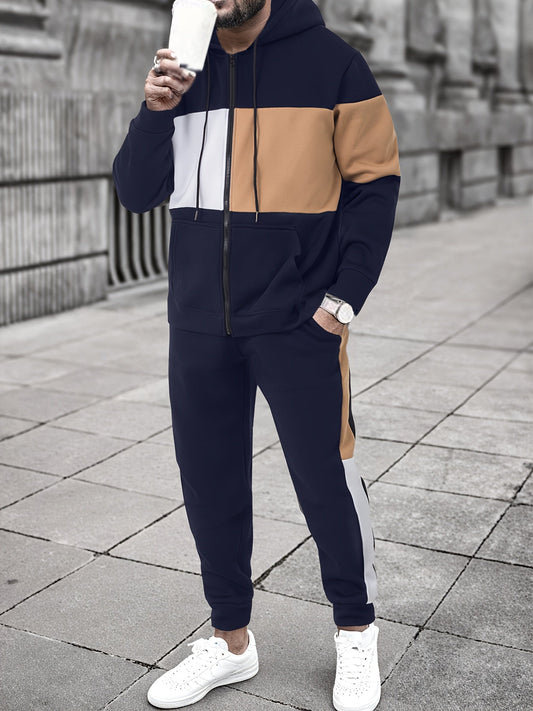 Ensemble survêtement sweat à capuche et pantalon hommes du M au 3XL MAEJORKEN